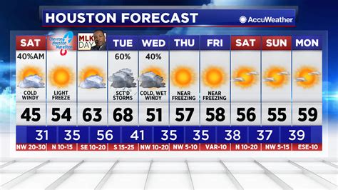 10-day forecast in houston texas